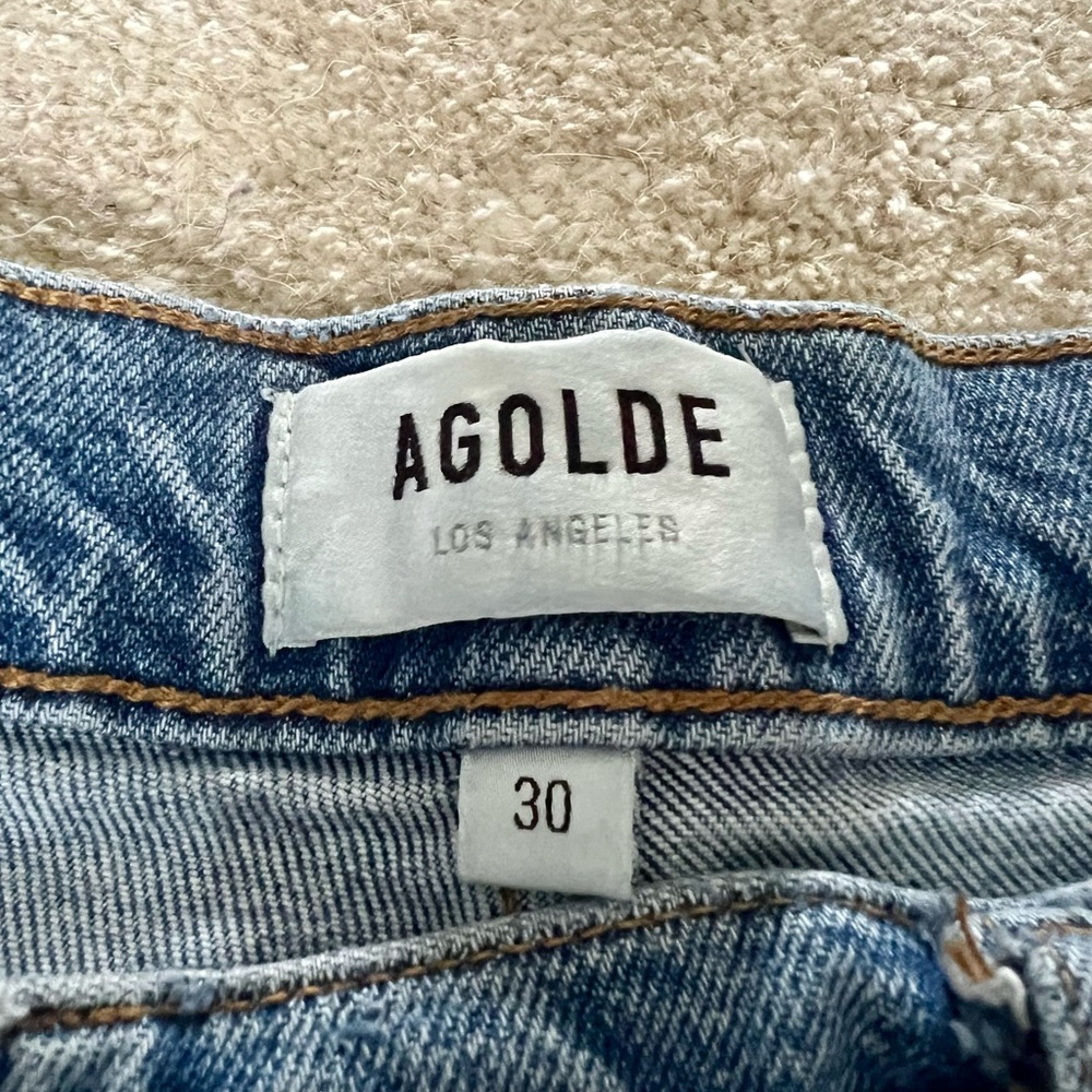 Agolde Riley Distressed Jeans - Picture 3 of 8